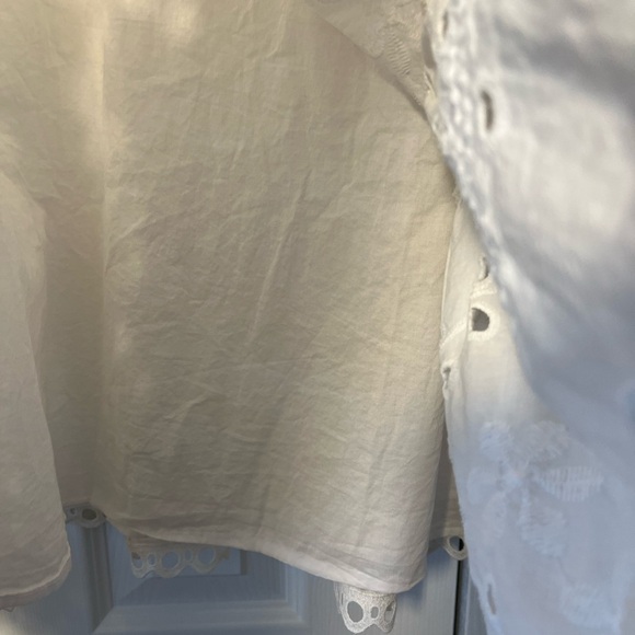 Eliza J White Eyelet Sleeveless Dress – Sz 14 EUC - Picture 11 of 13